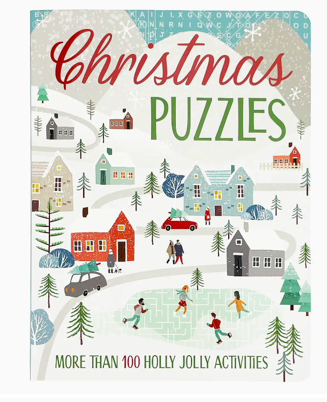 Christmas Mixed Puzzles Classic Cozy Stocking Stuffer Gift