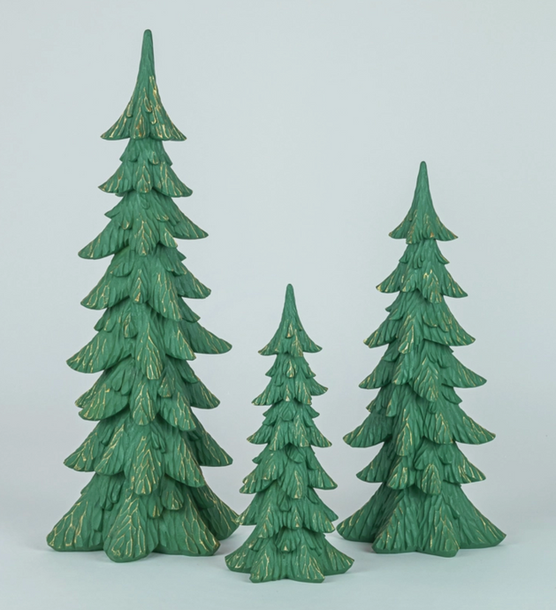 Pine Forest Trees Set of 3