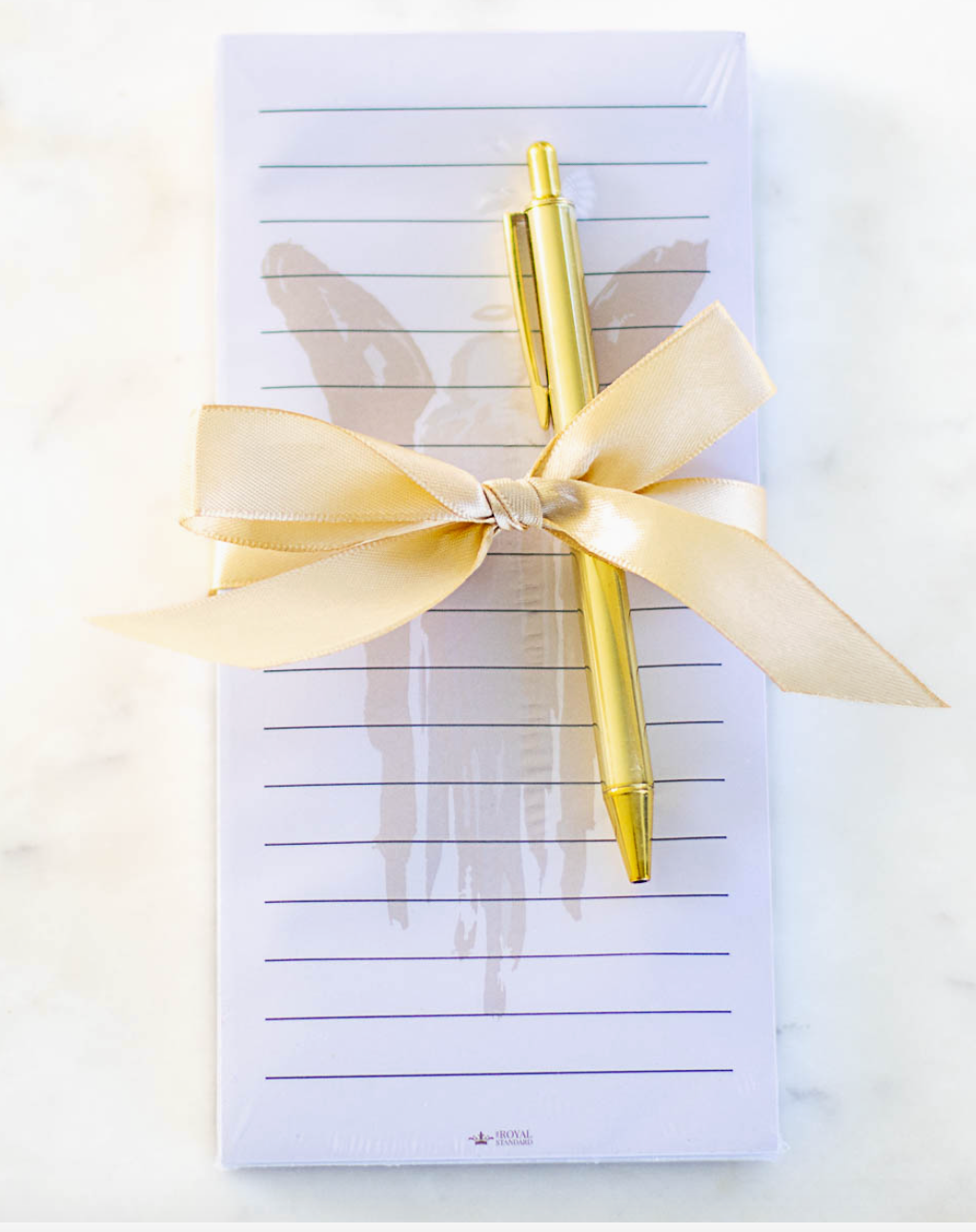 Guardian Angel Notepad Gift Set White/Gold 4x8.5