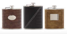Load image into Gallery viewer, Assorted Leather Flasks (3 Styles)