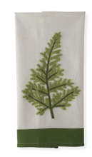 Load image into Gallery viewer, 28 Inch Embroidered Fern Guest Towels (2 Styles)