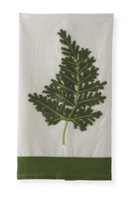 Load image into Gallery viewer, 28 Inch Embroidered Fern Guest Towels (2 Styles)