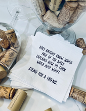 Load image into Gallery viewer, Does Anyone Know Which Page of the Bible Cocktail Napkins