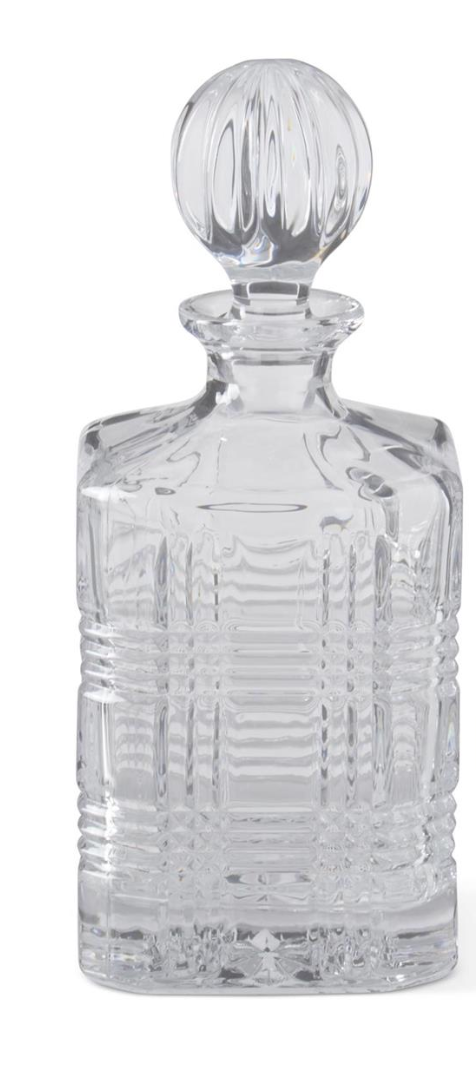 Grid Pressed Decanter