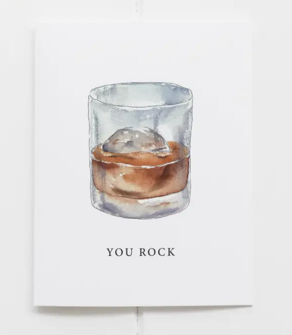 You Rock Bourbon Greeting Card