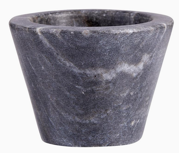 Black Marble Pinch Pot