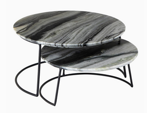 Grey Marble Nested Tray (2 Sizes)