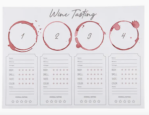 Wine Tasting Placemat