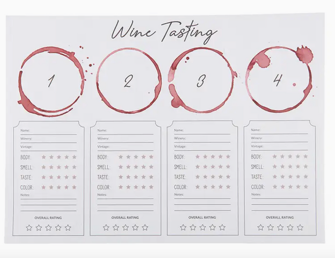 Wine Tasting Placemat