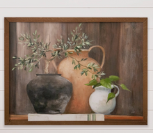 Load image into Gallery viewer, Terracotta Pottery Vignette Framed Picture