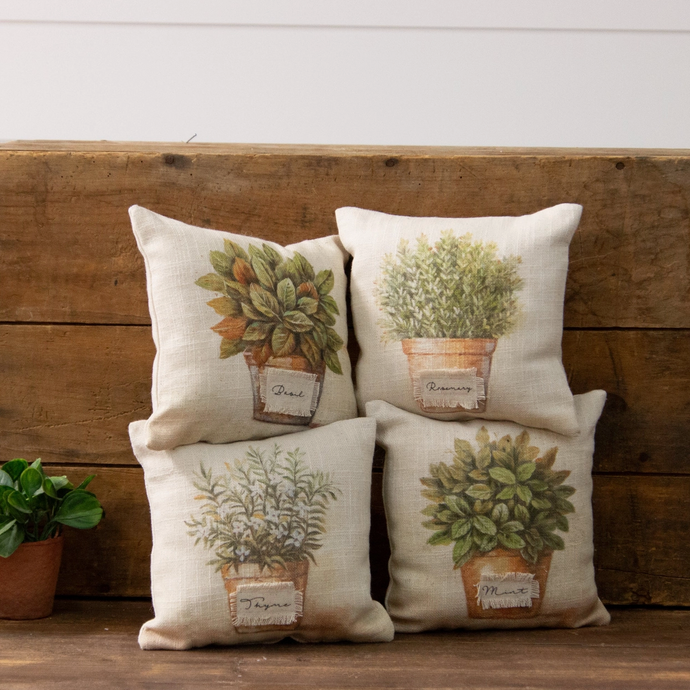 Mini Pillows - Herbs