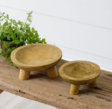 Load image into Gallery viewer, Raw Wood Bowl Risers (2 sizes)