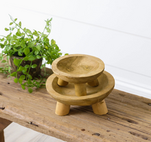 Load image into Gallery viewer, Raw Wood Bowl Risers (2 sizes)