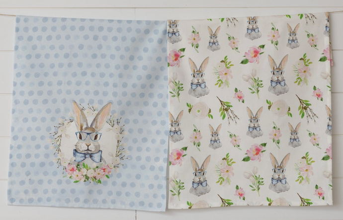 Tea Towels - Bunny in Blooms