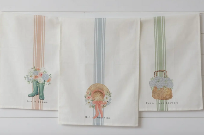 Tea Towels - Spring Elements