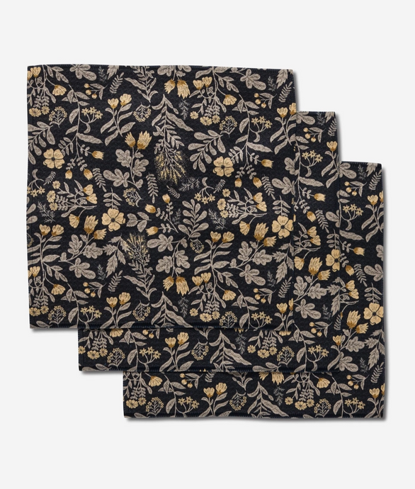 Geometry- Woodland Wildflowers Dishcloth Set