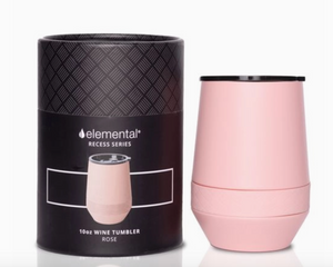 Tumbler - 10oz Stemless Wine Rose Stainless Steel