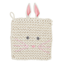 Load image into Gallery viewer, Bunny Crochet Trivet (2 STYLES)