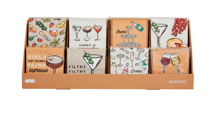 Bar Napkin Sets (8 STYLES)