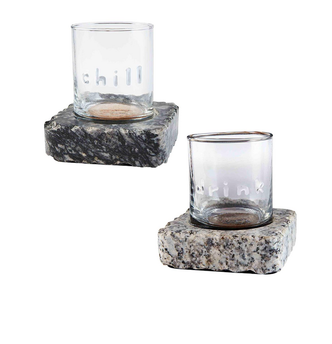 Glass & Chilling Stone Sets