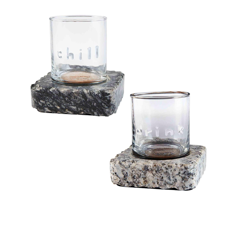 Glass & Chilling Stone Sets