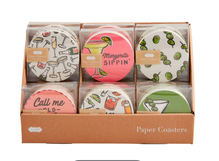 Cocktail Paper Coaster Sets