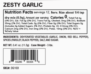 Zesty Garlic Dip Mix