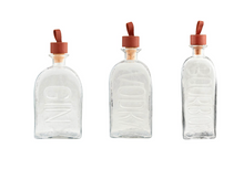 Load image into Gallery viewer, Embossed Glass Decanters, 3 Styles
