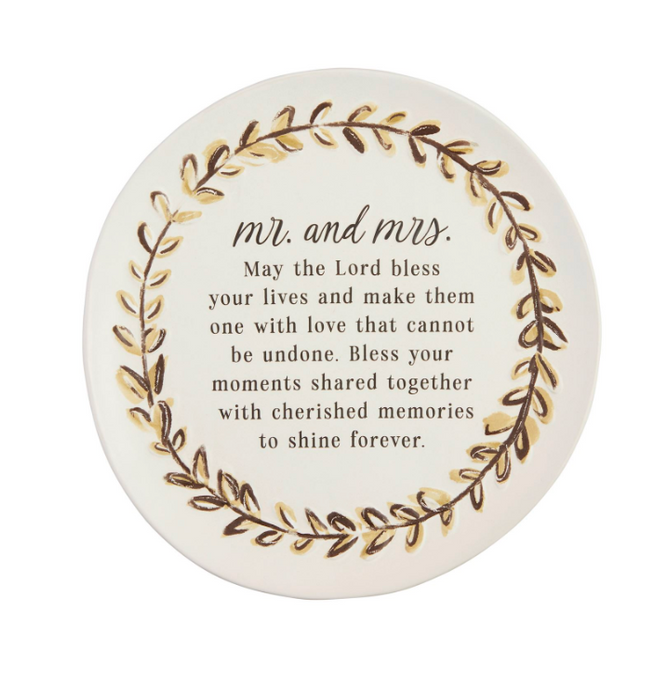 Mr. & Mrs. Blessing Plate