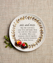 Load image into Gallery viewer, Mr. &amp; Mrs. Blessing Plate