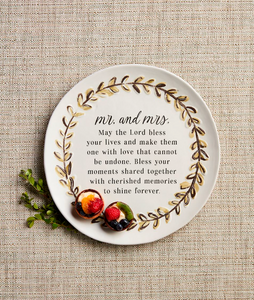 Mr. & Mrs. Blessing Plate