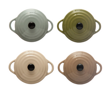 Load image into Gallery viewer, 1 Cup Stoneware Mini Baker w/ Lid, 4 Colors