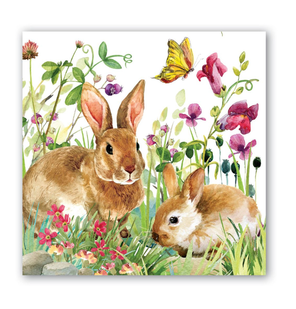 Paper Luncheon Napkins - Bunny Meadow