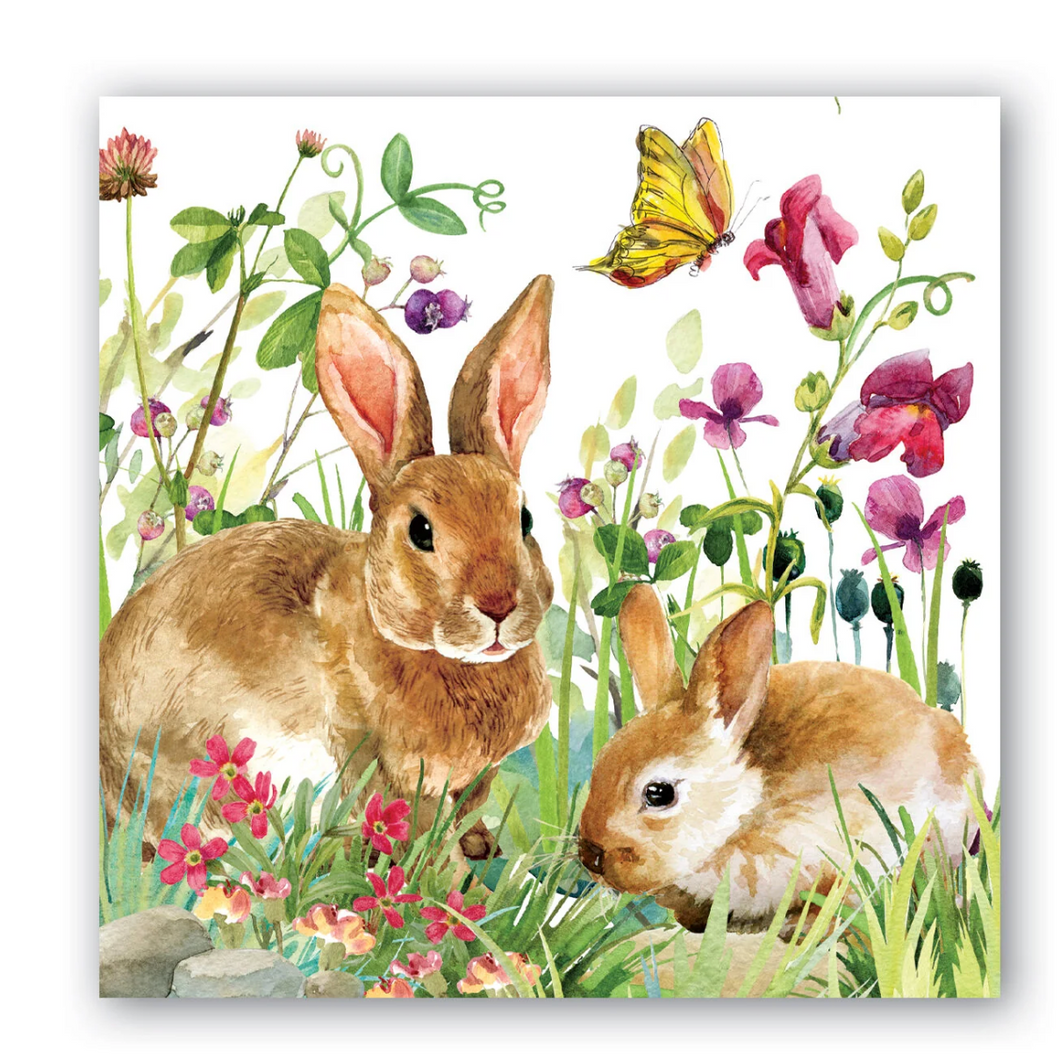 Bunny Meadow Cocktail Napkins