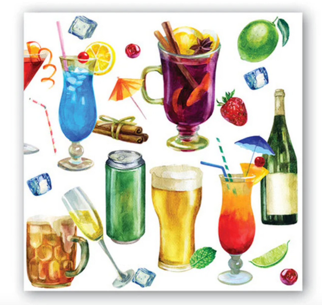 Happy Hour Cocktail Napkins