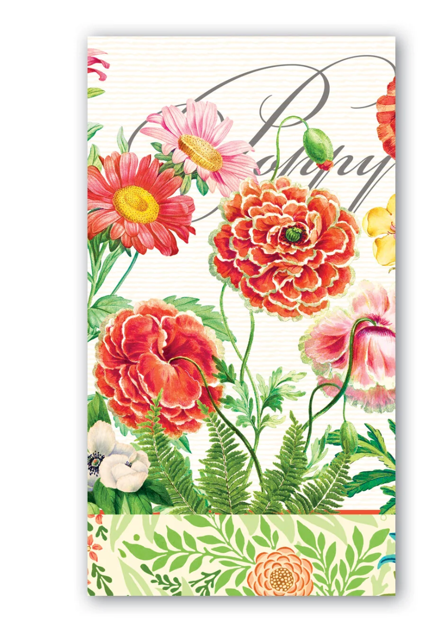 Poppies And Posies Hostess Napkins