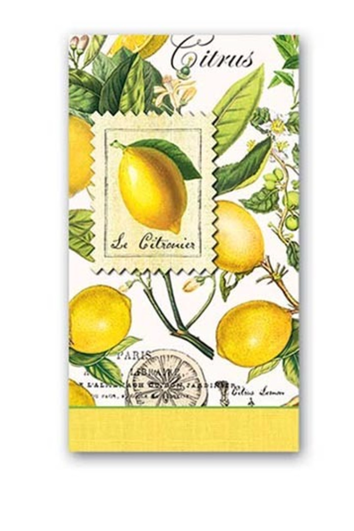 Lemon Basil Hostess Napkins