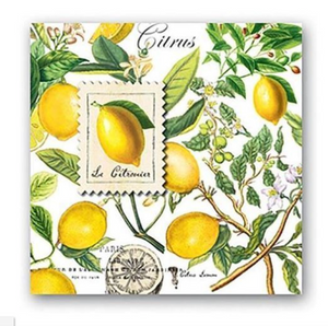 Lemon Basil Luncheon Napkins