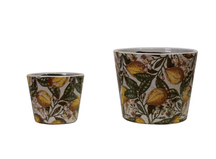 Terra-cotta Planters, 2 STYLES