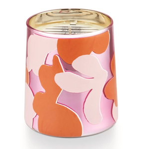 Pink Pepper Fruit Pearl Glass Candle
