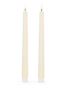 10" IVORY TAPER CANDLES