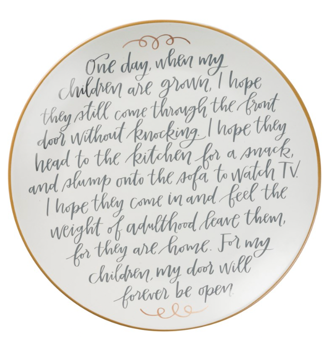 For My Children Door Will Forever Memory Plate