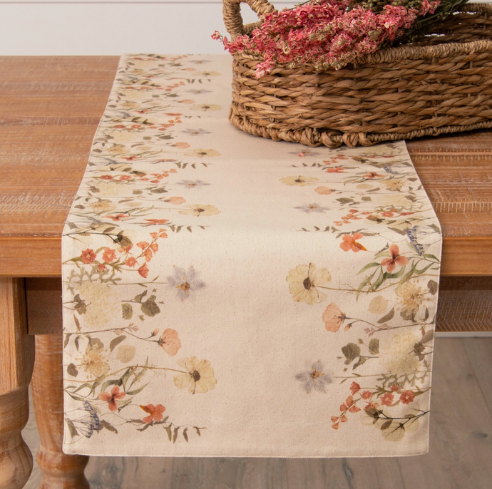 Table Runner - Dried Flowers