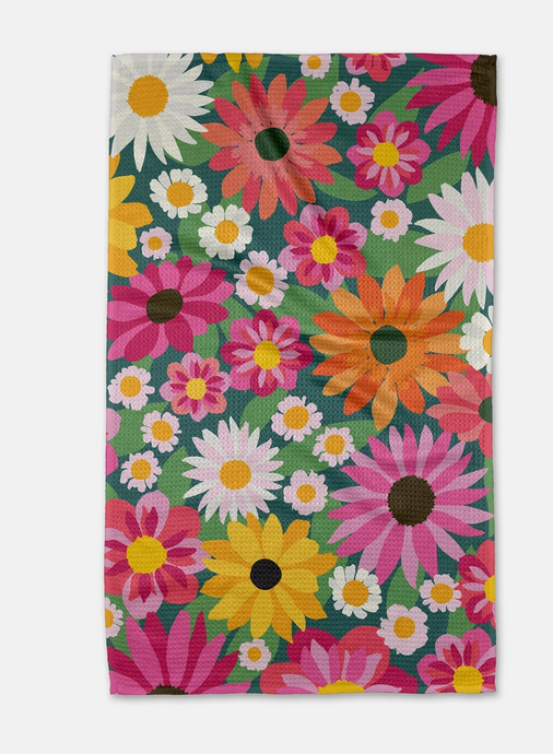 Wild Blooms Tea Towel