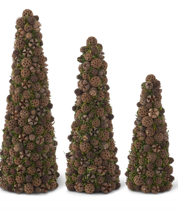 LULU BALL & MINI PINECONE TREES