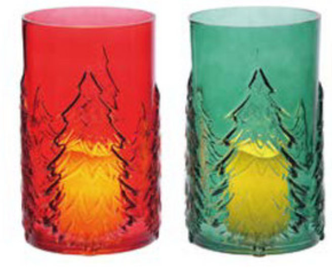 Large Glass Vase, 2 color options