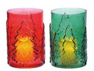 Small Tree Glass Vase, 2 color options