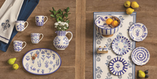Load image into Gallery viewer, Blue Table Runner