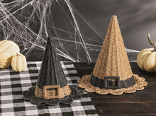Load image into Gallery viewer, WOVEN WITCH HAT Sm + Large