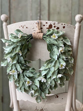 Load image into Gallery viewer, Idle Hour Hanging Wreath | 13.5" | White